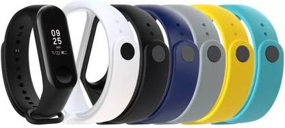 Like Star Mi Band 3/4 Strap Combo Of 6 Xiaomi Mi Band 3 & 4(Not Use with Mi Band 1/2/5/6) Smart Band Strap