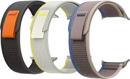 ZEPAD Trail Loop Watch Straps Compatible with Straps 49mm 45mm 44mm 42mm Nylon Sport Bands Adjustable Pull Tab Strap for iWatch Ultra Series 8 7 6 5 4 SE/SE2 3 2 1 (Pack of 3) Smart Watch Strap