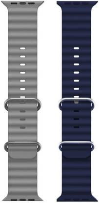 BLACK LOVIES Ocean Smart Watch Strap Belt for Ultra Watch 49 mm, Series 8 / 7 45 mm, Series 6 / 5 / 4 44 mm, Series 3 / 2 / 1 42 mm, T800 Ultra, Watch 8 Ultra, i8 Pro Max, W26, T800 Smart Watch Strap