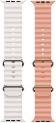 PUNAK Ocean Smart Watch Strap Belt for Ultra Watch 49 mm, Series 8 / 7 45 mm, Series 6 / 5 / 4 44 mm, Series 3 / 2 / 1 42 mm, T800 Ultra, Watch 8 Ultra, i8 Pro Max, W26, T800. Smart Watch Strap