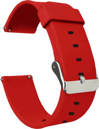 ACM Watch Strap Silicone for Amazfit Gtr 3 Smartwatch Belt Band Red Smart Watch Strap