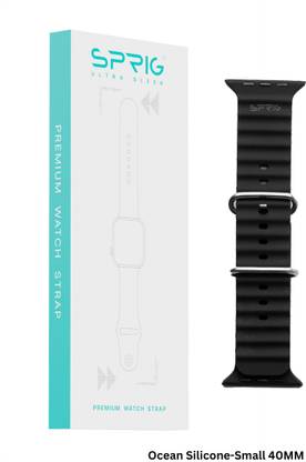 Sprig Liquid Silicon Ocean Strap for iWatch SE 1 (Small 40MM) Smart Watch Strap