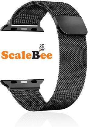 SCALEBEE Metal Magnetic Strap for Apple iWatch Series 7/6/5/4/3/2/SE (42/44/45/49) Smart Watch Strap