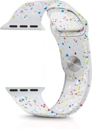 NECESORIES Sport Silicon Band Compatible for Iwatch 42mm/44mm/45mm/46mm/49mm Series Smart Watch Strap
