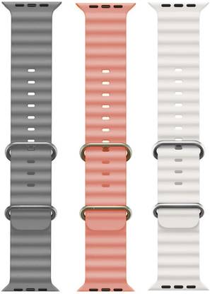 BLACK LOVIES Ocean Smart Watch Strap Belt for Ultra Watch 49 mm, Series 8 / 7 45 mm, Series 6 / 5 / 4 44 mm, Series Smart Watch Strap