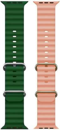 ABSOLUTE LIFESTYLE Ocean Smart Watch Strap Belt for Ultra Watch 49 mm, Series 8 / 7 45 mm, Series 6 / 5 / 4 44 mm, Series 3 / 2 / 1 42 mm, T800 Ultra, Watch 8 Ultra, i8 Pro Max, W26, T800. Smart Watch Strap