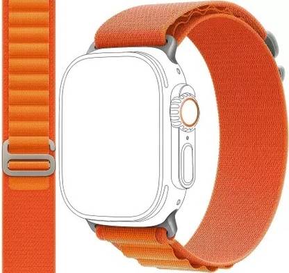 Ashoehub Alpine Loop Nylon Bands/Straps Compatible with Watch 49mm 45mm 44mm 42mm Men & Women, Adjustable Strap with Metal G-Hook Premium Strap for iWatch Ultra Series SE 8 7 6 5 4 3 2 1 (Only Alpine Loop Strap, Watch NOT Included) Smart Watch Strap Smart Watch Strap