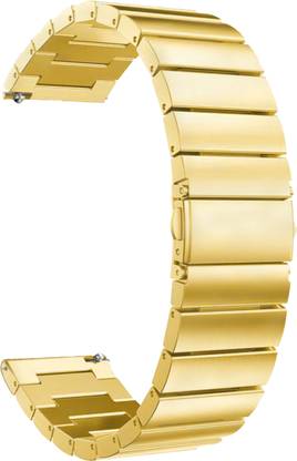 ACM Watch Strap Steel for Samsung Galaxy Watch3 Sm-R855fzdains 41mm Smartwatch Gold Smart Watch Strap