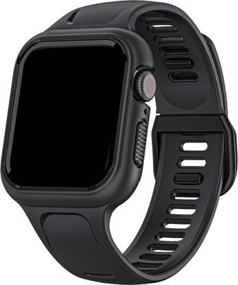 DailyObjects Dual Lock Apple Wrist Band with Protective Bumper Case (40mm) Smart Watch Strap