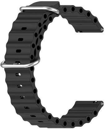 Nik's World 22 MM Soft Silicone Plunge Ocean Sport Band Trail Loop Smart Watch Strap
