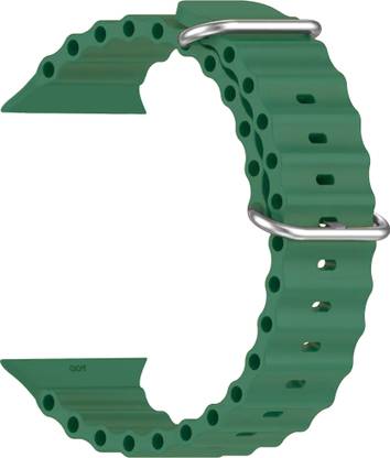 ACM Sliding Watch Strap Silicone Smart for Apple Watch Series 6 44mm Turquoise Green Smart Watch Strap