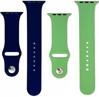 ASKOVID Pack of 2 Compatible with Apple Watch Strap 49mm 45mm 44mm 42mm, Soft Silicone Band for apple Watch Series Ultra 8 7 6 5 4 3 2 1 SE Smart Watch Strap