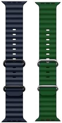Webilla Ocean Smart Watch Strap Belt for Ultra Watch 49 mm, Series 8 / 7 45 mm, Series 6 / 5 / 4 44 mm, Series 3 / 2 / 1 42 mm, T800 Ultra, Watch 8 Ultra, i8 Pro Max, W26, T800,T900,T10,I8 pro,I7 pro,S8 ultra,watch 8,Watch 9 Smart Watch Strap