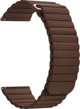 ACM Leather Watch Strap for Samsung Galaxy Watch3 Sm-R845fzsains 45mm Belt Brown Smart Watch Strap