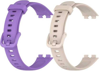 valente Soft Silicone Sport Strap Compatible with Huawei Band 8 / Band 9 – Comfortable & Adjustable Replacement Wristband (Pack of 2) Smart Watch Strap