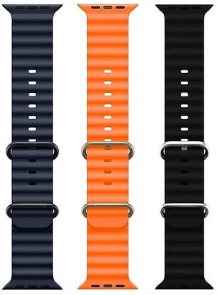 Setster Ocean Smart Watch Strap Belt for Ultra Watch 49 mm, Series 8 / 7 45 mm, Series 6 / 5 / 4 44 mm, Series 3 / 2 / 1 42 mm, T800 Ultra, Watch 8 Ultra, i8 Pro Max, W26, T800,T900,T10,I8 pro,I7 pro,S8 ultra,watch 8,Watch 9 Smart Watch Strap
