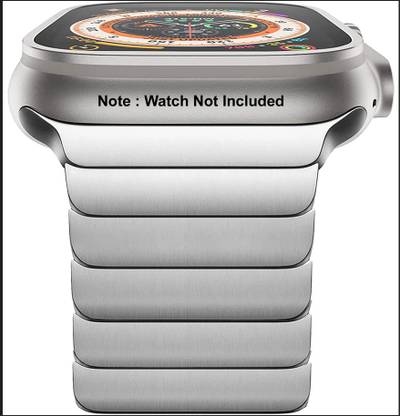 Wriststory Premium Stainless Steel Metal Strap for Apple Watch Link Bracelet Band with Adjustable Clasp – Compatible with Apple Watch Series 7 to 10, Ultra Series 1 & 2, and All SE Models – Durable, Stylish, and Comfortable Smart Watch Strap