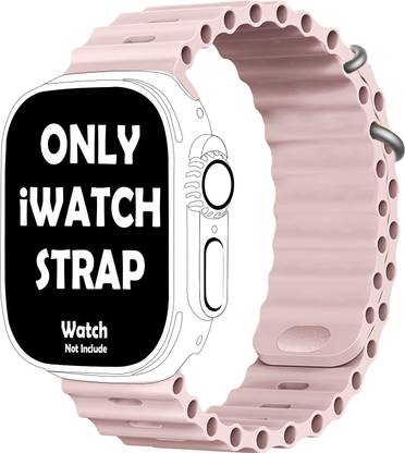 StrapsKart Ocean iWatch Ultra 49mm /45mm/44mm/42mm/ Series 8/7/6/5/4/3/SE Silicone Loop Band Stralight Smart Watch Strap