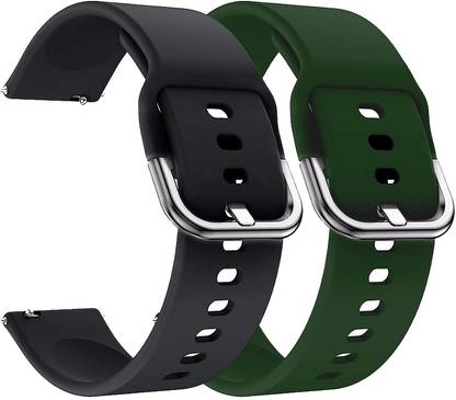 TECHNUV 22MM Strap With Silver Buckle For (compatible Watch List In Photo & Description) Smart Watch Strap