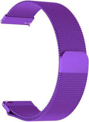 ACM Watch Strap Magnetic for Fireboltt Atom Bsw050 Smartwatch Belt Purple Smart Watch Strap