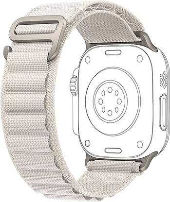 Webilla Alpine Loop Nylon Bands/Straps Compatible with Watch 49mm 45mm 44mm 42mm Men & Women, Adjustable Strap with Metal G-Hook Premium Strap for iWatch Ultra Series SE 8 7 6 5 4 3 2 1 (Only Alpine Loop Strap for Apple iWatch, Watch NOT Included) Smart Watch Strap