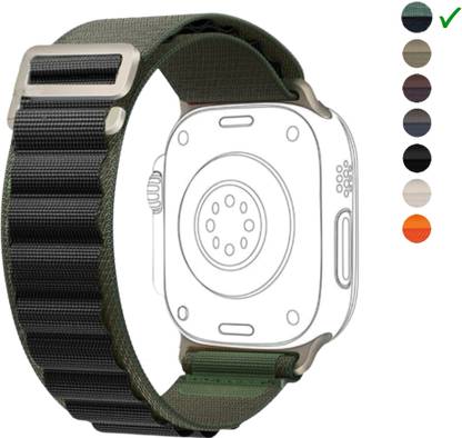 onefit Alpine Loop - Nylon Band for Apple Watch 42mm/44mm/45mm/49mm (Only Alpine Loop, Watch NOT Included) Smart Watch Strap