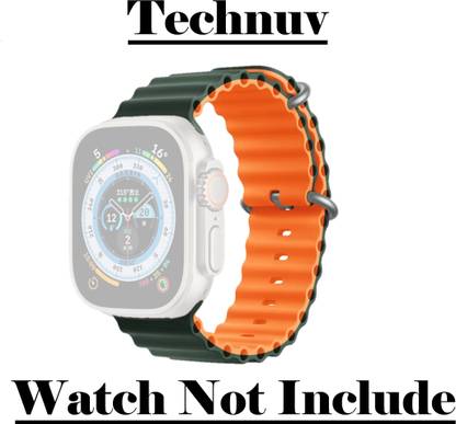 TECHNUV Ocean Double Color Strap For Apple SE ultra/8/7/6/5/4/3/2/1/SE (42,44,45,49)MM Smart Watch Strap