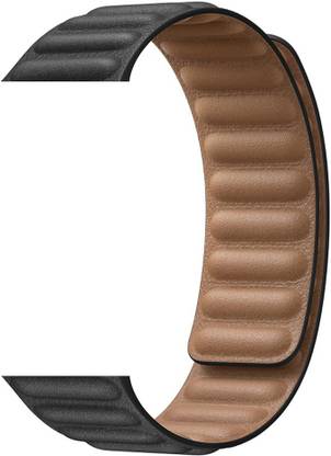 Casebudz Magnetic Leather Link Strap for Apple Watch 1/2/3/4/5/SE/6/7 (42/44/45 mm) Smart Watch Strap