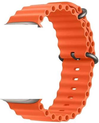 UNQMobi Ocean Band Compatible with iWatch Band Ultra 49mm 45mm 44mm 42mm, Textile Stretch Nylon Titanium Wristband Strap for iwatch SE Series 8 7 6 5 4 3 2 1 Smart Watch Strap