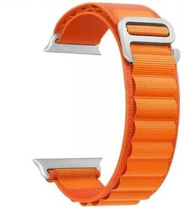 Alpha Electronics Alpine Loop Nylon Bands/Straps Compatible with Watch 49mm 45mm 44mm 42mm Men & Women, Adjustable Strap with Metal G-Hook Premium Strap for iWatch Ultra Series SE 8 7 6 5 4 3 2 1 (Only Alpine Loop Strap, Watch NOT Included) Smart Watch Strap