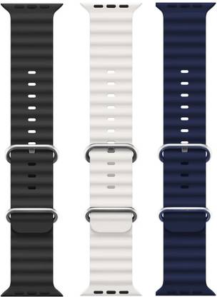 BLACK LOVIES Ocean Smart Watch Strap Belt for Ultra Watch 49 mm, Series 8 / 7 45 mm, Series 6 / 5 / 4 44 mm, Series 3 / 2 / 1 42 mm, T800 Ultra, Watch 8 Ultra, i8 Pro Max, W26, S8 Ultra, Smart Watch Strap
