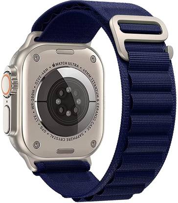 Alpha Electronics Alpine Loop Compatible with iWatch Band Ultra 49mm 45mm 44mm 42mm Polyester G-Hook Strap for iWatch Ultra Series SE 8/7/6/5/4/3/2/1 Smart Watch Strap