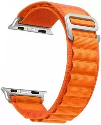 Alpha Electronics Alpine Loop Nylon Bands/Straps Compatible with Watch 49mm 45mm 44mm 42mm Men & Women, Adjustable Strap with Metal G-Hook Premium Strap for iWatch Ultra Series SE 8 7 6 5 4 3 2 1 (Watch NOT Included) Smart Watch Strap Smart Watch Strap