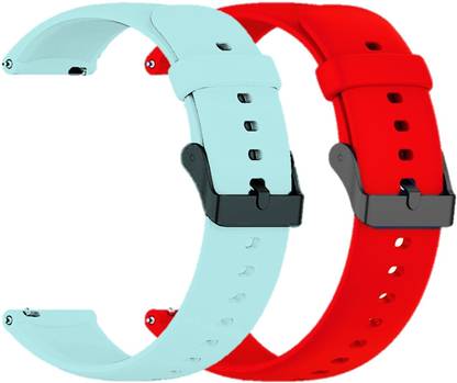MOBISINGH 19MM Silicone Classy Smartwatch Belt Compatible With - B0AT ST0RM | N0ISE C0L0RFIT PR0 2 | N0ISE C0L0RFIT PR0 2 OXY | N0ISE C0L0RFIT PULSE | N0ISE C0L0RFIT BEAT and Others Watches with 19MM lugs Smart Watch Strap
