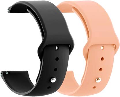 AOnes Pack of 2 Silicone Belt Watch Strap for Noise ColorFit Pulse 3 Max Smart Watch Strap