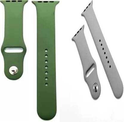 ASKOVID Pack of 2 Compatible with Apple Watch Strap 49mm 45mm 44mm 42mm, Soft Silicone Band for i Watch Series Ultra 8 7 6 5 4 3 2 1 SE Smart Watch Strap
