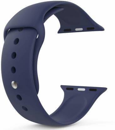 ARIOES Soft Silicone Sport Strap Band for iWatch 42mm/44mm, Compatible with Watch Series 1/2/3/4/5 Smart Watch Strap