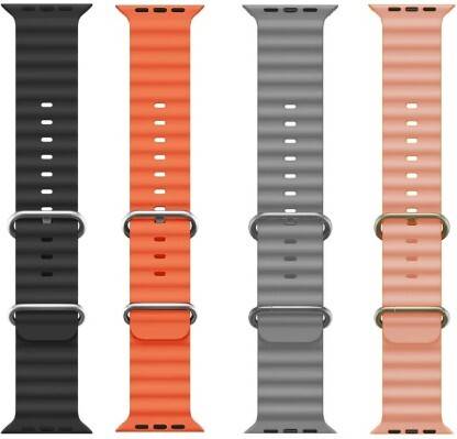 FORTUNATE Smart Watch Strap Belt for Ultra Watch 49 mm, Series 8 / 7 45 mm, Series 6 / 5 / 4 44 mm, Series 3 / 2 / 1 42 mm, T800 Ultra, Watch 8 Ultra, i8 Pro Max, W26, T800 Smart Watch Strap