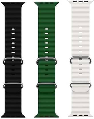Setster Ocean Smart Watch Strap Belt for Ultra Watch 49 mm, Series 8 / 7 45 mm, Series 6 / 5 / 4 44 mm, Series 3 / 2 / 1 42 mm, T800 Ultra, Watch 8 Ultra, i8 Pro Max, W26, T800,T900,T10,I8 pro,I7 pro,S8 ultra,watch 8,Watch 9 Smart Watch Strap