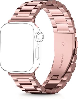 NECESORIES STAINLESS STEEL BAND COMPATIBLE WITH 42/44/45/46(SERIES10)/49MM Smart Watch Strap