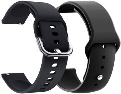 AOnes Pack of 2 Silicone Watch Strap for Fastrack Astor Fr2 Pro Smart Watch Strap