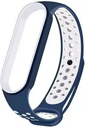 Asotai STYLE DOTED SILICON BAND STRAP FOR BAND 5 AND BAND 6 Smart Band Strap