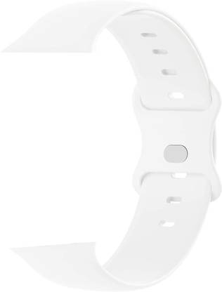 LIDDU Strap belt For Apple Watch (38mm/40mm/41mm) iWatch Series 7/6/5/4/3/2/1/SE-White Smart Watch Strap
