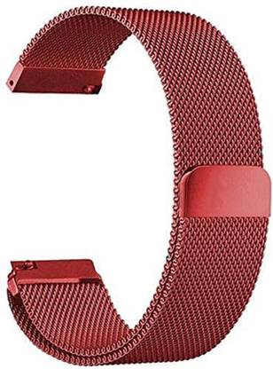 Equipagecart 22mm Stainless Steel Milanese Magnetic Strap Band Smart Watch Strap
