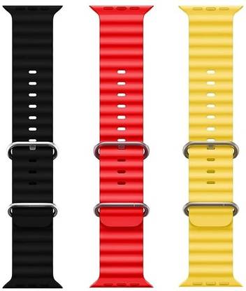 Setster Ocean Smart Watch Strap Belt for Ultra Watch 49 mm, Series 8 / 7 45 mm, Series 6 / 5 / 4 44 mm, Series 3 / 2 / 1 42 mm, T800 Ultra, Watch 8 Ultra, i8 Pro Max, W26, T800,T900,T10,I8 pro,I7 pro,S8 ultra,watch 8,Watch 9 Smart Watch Strap