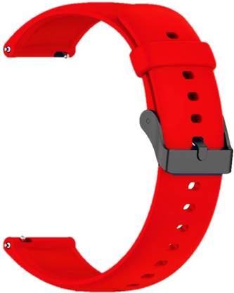MOBISINGH MSH22CS234RD 22MM Classy Silicon Watch Belt - CHECK MODEL LIST/DESCRIPTION/IMAGE Smart Watch Strap