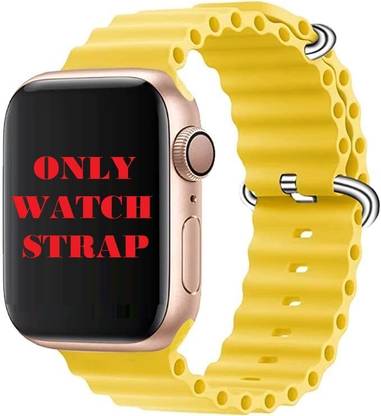 RUPELIK Silicone iWatch Strap Series 7,6,5,4,3,2,1/SE Compatible For Strap 41mm/40mm/38mm Smart Watch Strap
