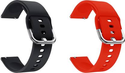 ACM Pack of 2 Watch Strap Hook for Noise Colorfit Pulse 4 Max Smartwatch 3676246 mm Silicone Watch Strap