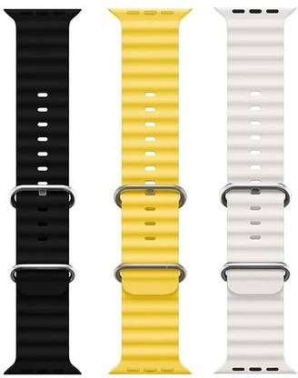 Setster Ocean Smart Watch Strap Belt for Ultra Watch 49 mm, Series 8 / 7 45 mm, Series 6 / 5 / 4 44 mm, Series 3 / 2 / 1 42 mm, T800 Ultra, Watch 8 Ultra, i8 Pro Max, W26, T800,T900,T10,I8 pro,I7 pro,S8 ultra,watch 8,Watch 9 Smart Watch Strap