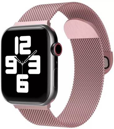 KALLISTA Metal Magnetic Strap for Apple iWatch Series 7/6/5/4/3/2/SE (42/44/45/49) RG) Smart Watch Strap